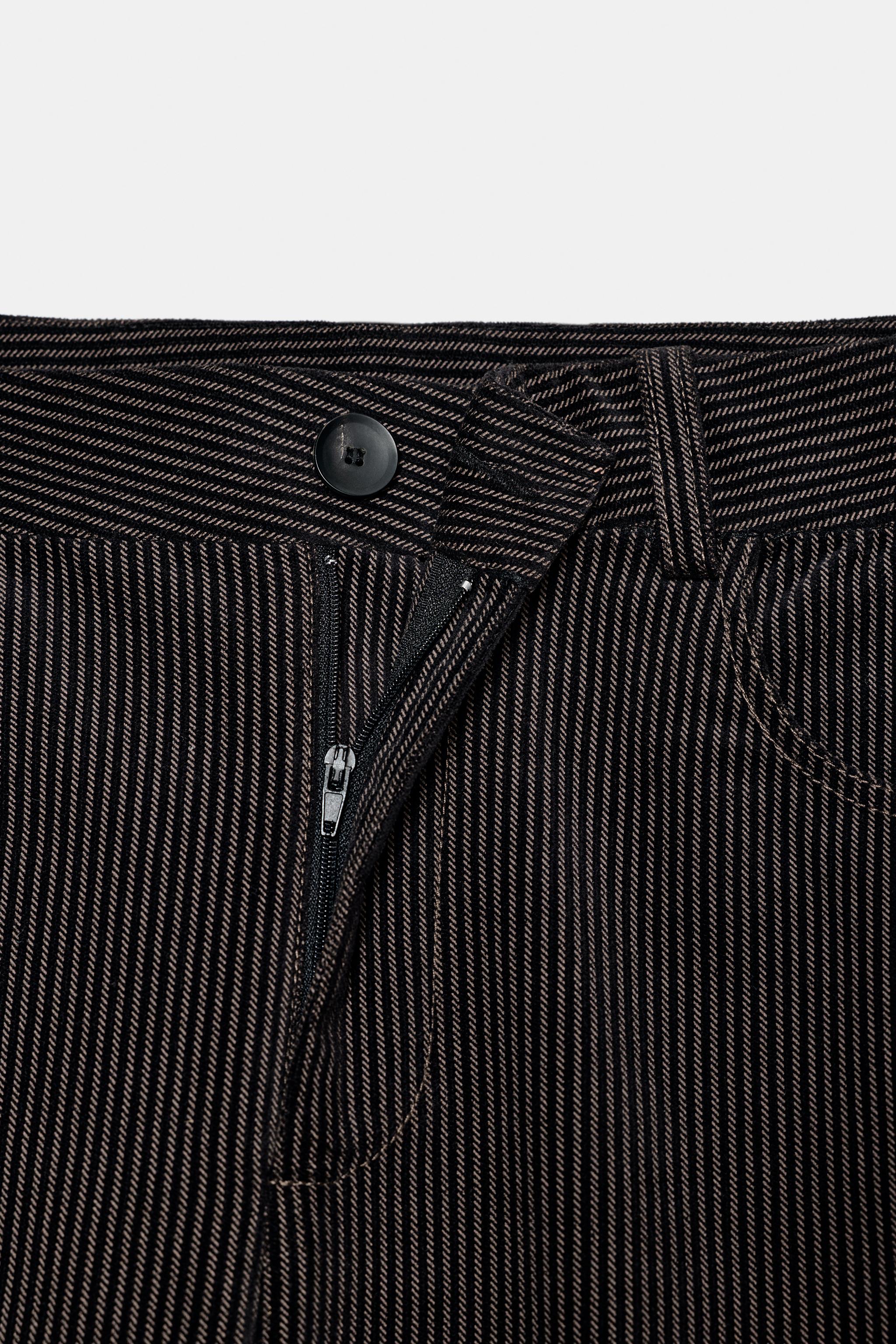 ZW COLLECTION STRIPED WIDE LEG PANTS